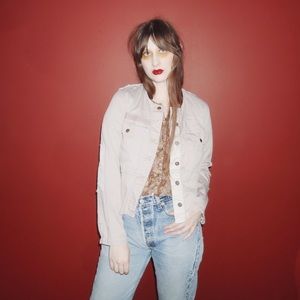 Free people dusty blush cropped jacket sz s